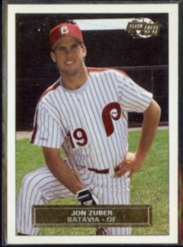 JON ZUBER 1992 Fleer Excel Pre Rookie #89.  BATAVIA