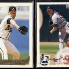MIKE STANTON 1993 Topps GOLD #88 + 1994 UD CC Silver Sig. Ins. #441.  BRAVES