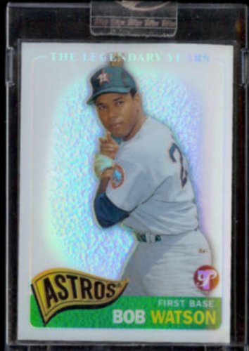 BOB WATSON 2005 Topps Pristine (Refractor) #'d Insert 534/549.  ASTROS