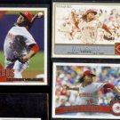 EDINSON VOLQUEZ (3) Card Topps Lot (2010 + 2011).  REDS