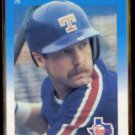 TOBY HARRAH 1987 Fleer (Mountain Lion) #125.  RANGERS - Glossy