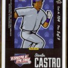 STARLIN CASTRO 2012 Panini Triple Play #104.  CUBS - Puzzle Back