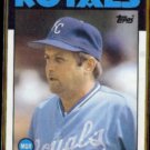 DICK HOWSER 1986 Topps #199.  ROYALS