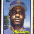GENE HARRIS 1989 Topps Traded #46T.  MARINERS