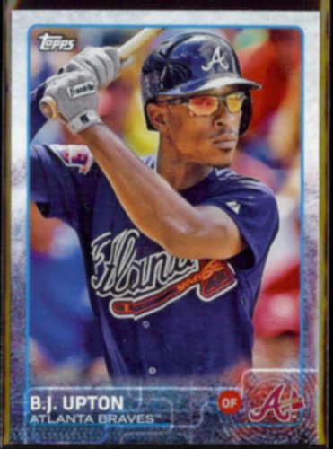B.J. UPTON 2015 Topps Team Card #AB-8.  BRAVES