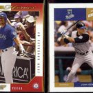 JUAN GONZALEZ 2003 + 2004 Donruss Team Heroes.  RANGERS / ROYALS