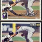 ANDRES GALARRAGA 1994 Upper Deck CC Silver Signature Insert w/ sister #360.  ROCKIES