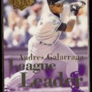 ANDRES GALARRAGA 1994 Ultra Leaders Insert #6 of 10.  ROCKIES