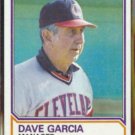 DAVE GARCIA 1983 Topps #546.  INDIANS