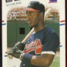 RON GANT 1988 Fleer #538.  BRAVES