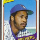 CECIL COOPER 1980 Topps #95.  MILL BREWERS