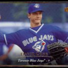 DAVID CONE 1995 Upper Deck #288 + 1995 Leaf #339.  BLUE JAYS