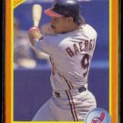 CARLOS BAERGA 1990 Score Traded #74T.  INDIANS