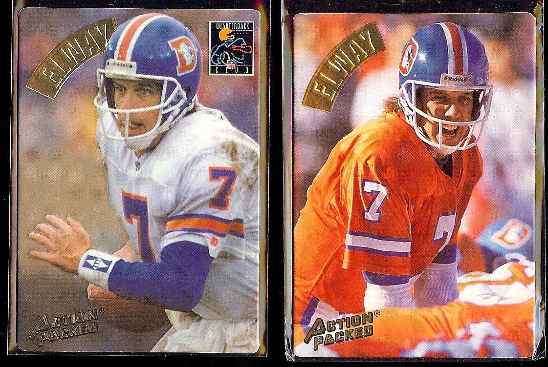 1997 Pinnacle Action Packed John Elway -Denver Broncos