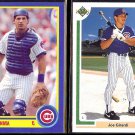 JOE GIRARDI 1990 Score #535 + 1991 Upper Deck #113.  CUBS