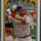 ALBERT PUJOLS 2013 Topps Chrome Refractor Insert #72C-AP.  ANGELS