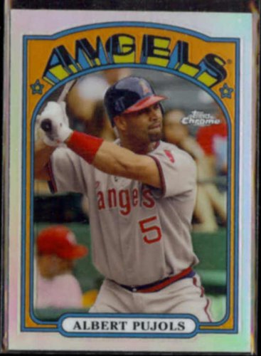 ALBERT PUJOLS 2013 Topps Chrome Refractor Insert #72C-AP.  ANGELS