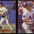 JEFF KENT 1993 Stadium Club #269 + 1995 Ultra #198.  METS