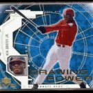 KEN GRIFFEY Jr. 2001 UD MVP Drawing Power Insert #DP5.  REDS