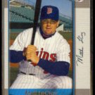 MATT LeCROY 2000 Bowman Rookie #257.  TWINS