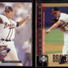 TOM GLAVINE 1995 Donruss #248 + 1998 Upper Deck #299.  BRAVES