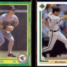 BILL RIPKEN 1990 Score #174 + 1991 Upper Deck #550.  ORIOLES