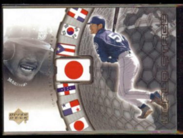 ICHIRO 2001 Upper Deck World Stage #461.  MARINERS