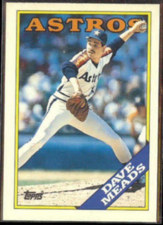 DAVE MEADS 1988 Topps Glossy 199. ASTROS