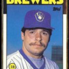 BILLY JO ROBIDOUX 1986 Topps Traded #92T.  BREWERS