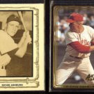 RICHIE ASHBURN 1983 Kramer #94 + 1992 Action Packed #24.  PHILLIES