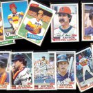 ASTROS (11) Card Topps Lot (1979, 1980 + 1982)  w/ Stars.  NICE SHAPE
