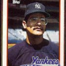 ALVARO ESPINOZA 1989 Topps Traded #30T.  YANKEES
