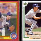 GREG MADDUX 1990 Score #403 + 1991 Upper Deck #115.  CUBS