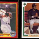 TONY GWYNN 1990 Score #255 + 1991 Upper Deck #255.  PADRES