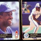 JOE CARTER 1992 Baseball Aces (6 of Hearts + 9 of Clubs).  BLUE JAYS