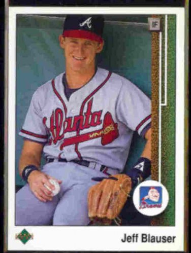 JEFF BLAUSER 1989 Upper Deck #132.  BRAVES