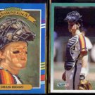 CRAIG BIGGIO 1990 Donruss DK #2 + 1992 Fleer #426.  ASTROS