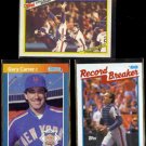 GARY CARTER (3) Card Lot (1987 + 1989).  METS