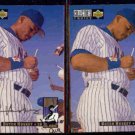 BUTCH HUSKEY 1994 UD CC Silver Signature Rookie Insert w/ sister.  METS