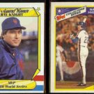 RAY KNIGHT 1987 Fleer Award #21 of 44 + 1987 Topps HL #33 of 33.  METS