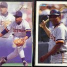LOU WHITAKER 1993 Flair #211 + 1994 Fleer #146.  TIGERS