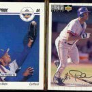 CURTIS PRIDE 1992 Skybox Pre Rookie + 1994 UD CC Silver Signature Insert.  METS / EXPOS
