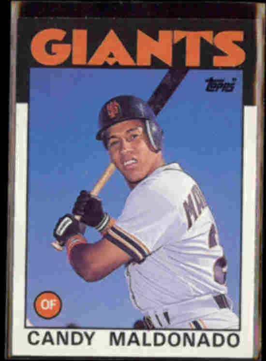 CANDY MALDONADO 1986 Topps Traded 69T. GIANTS