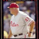CHARLIE MANUEL 2007 Topps #251.  PHILLIES