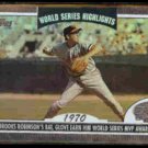 BROOKS ROBINSON 2003 Topps World Series Highlight Insert #WS-BR.  ORIOLES