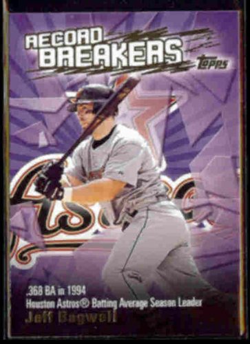 JEFF BAGWELL 2002 Topps Record Breakers Insert #RB-JB.  ASTROS