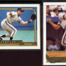 ROBBY THOMPSON 1992 Topps GOLD #475 + 1993 Topps Gold #115.  GIANTS