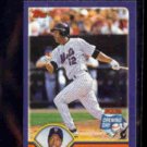 ROBERTO ALOMAR 2003 Topps Opening Day mini Play and Win back.  METS