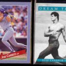 JOSE CANSECO 1993 Hostess Baseballs Insert #10 of 32.  RANGERS