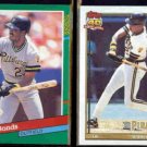 BARRY BONDS 1991 Donruss #495 + 1991 Topps #570.  PIRATES